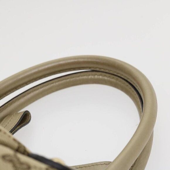 GUCCI GG Canvas Shoulder Bag Beige - Picture 14 of 15